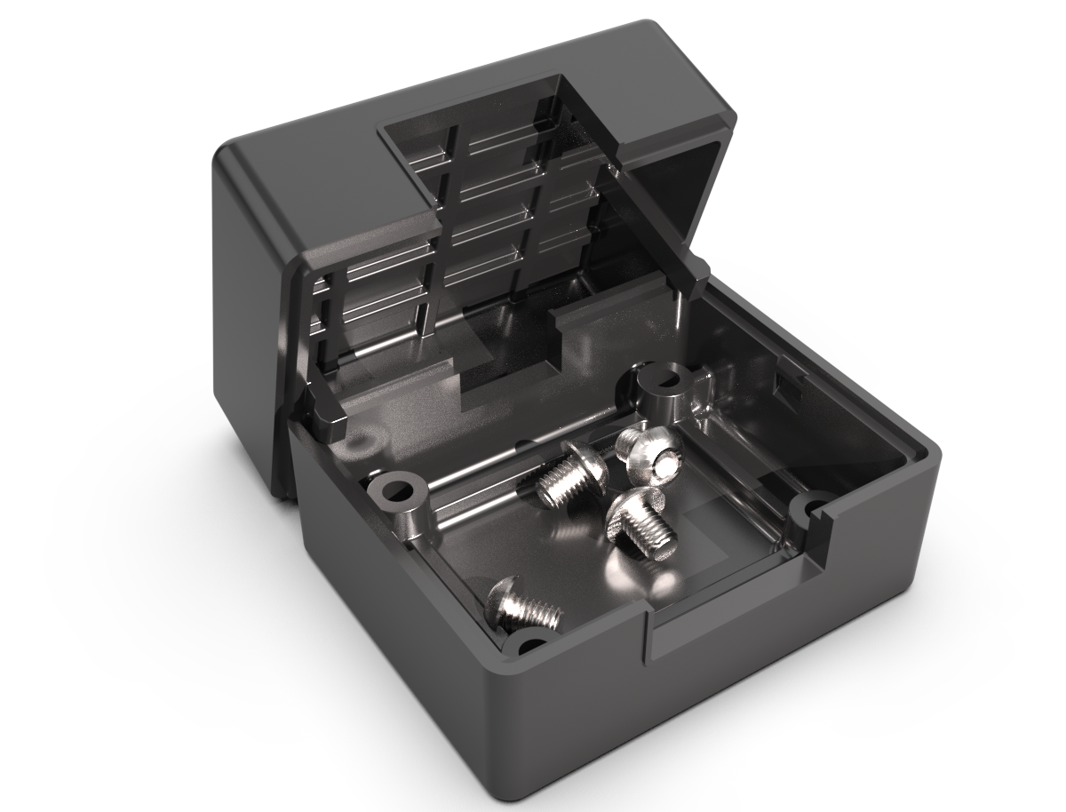Enclosure 3D design and render